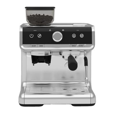 Espresso Machine With Grinder, 20 Bar Semi Automatic Espresso Machine With Milk Frother Steam Wand