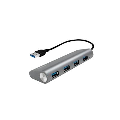 LogiLink UA0307 - USB 3.2 Gen 1 (3.1 Gen 1) Type-A - USB 3.2 Gen 1 (3.1 Gen 1) Type-A - 5000 Mbit/s - Aluminium - Alumin