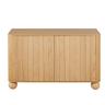 Credenza a 2 ante con linee incise