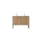 Mobile per il bagno in teak massello e ceramica 120 cm