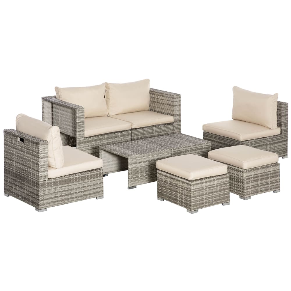 Salotto giardino rattan pe 8 pezzi poltrone tavoli sgabelli
