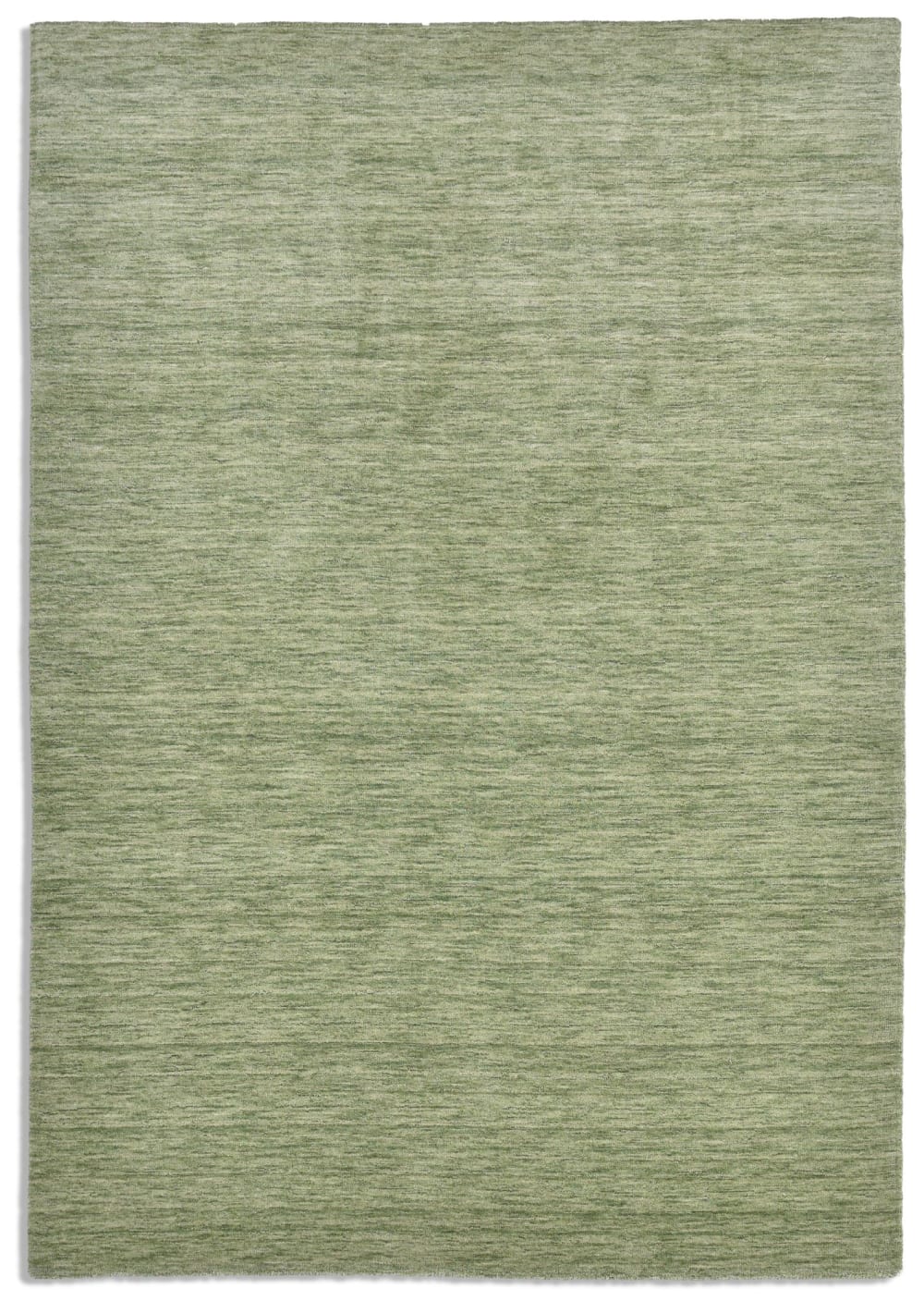 Tappeto tessuto a mano in lana vergine - verde chiaro - 250x350 cm