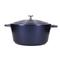 Casseruola 5L in fusione di alluminio blu 37 x 28,9 x 19,5