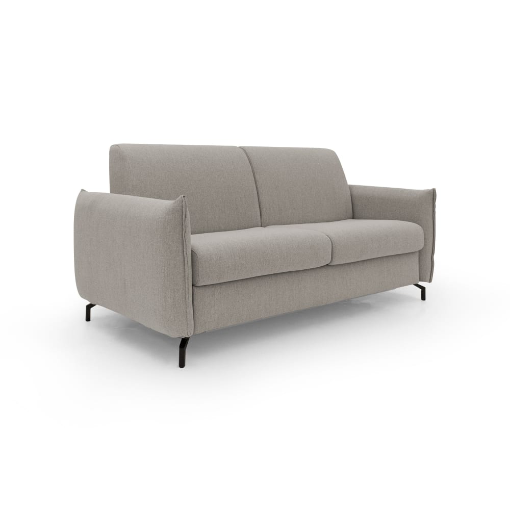 Divano letto in tessuto impermeabile 215 cm beige