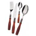 Set Posate 24pz tartarugato ghiera cromo
