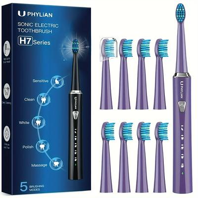 Phylian Electric Toothbrush For Adults-rechargeabl...