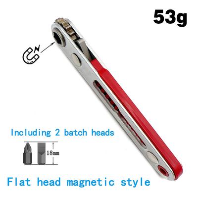 Narrow space bidirectional ratchet screwdriver set for turning corners elbows right angled crosses and a hand screwdriver tool