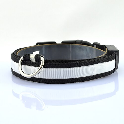 Nagetiere Hunde Hasen Reflexionsband Leuchtkragen Geschirrleinen-Set Reflektierend Einstellbar Tragbar Wiederaufladbar Sicherheit reflektierende Streifen Outdoor Jagd Laufen Einfarbig Heiser Labrador Image