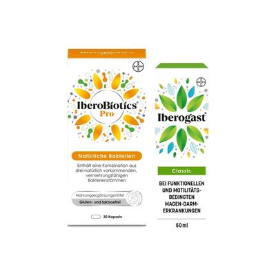 Iberogast Classic Flüssigkeit zum Einnehmen & Iberobiotics Pro Kapseln 1 St Image
