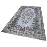 Blue 65" x 121" L Area Rug - Lofy Oyma Rectangle 5'5" X 10'0" Area Rug 121.0 x 65.0 x 1.0 in Cotton | 65" W X 121" L | Wayfair L-8684012056761