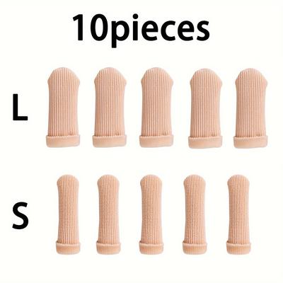 TEMU 10pcs, Toe Covers, Toe Surface Fabric Sleeve, Camping Supplies