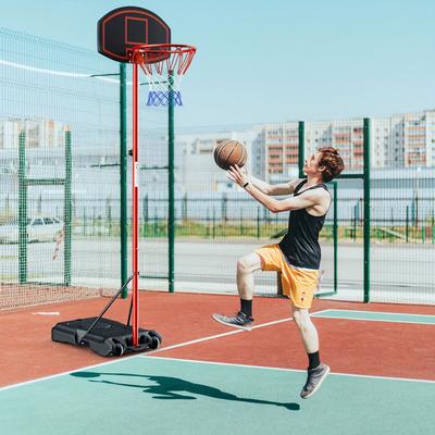 Adjustable Basketball Hoop System Stand Portable W...