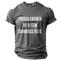 Herren Zitate Sprüche T Shirt Kurzarm T-Shirt 3D-Druck Rundhalsausschnitt Hemd Sport Mode Lässig Straße Sport im Freien Blau Grün Grau Sommer Frühling Bekleidung S M L XL XXL XXXL