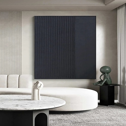 handgemaltes 3D strukturiertes weißes abstraktes Gemälde auf Leinwand 3D strukturierte Wandkunst Boho moderne Leinwandkunst Wohnzimmer Dekor Pattle Knife Ölgemälde Wohndekor Hotelkunststück Image