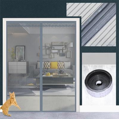 Magnetic Screen Door Mesh Fly Screen Door, Self Seal, Pet and Child Friendly, with Heavy Duty Mesh Curtain for Single Patio Sliding Door