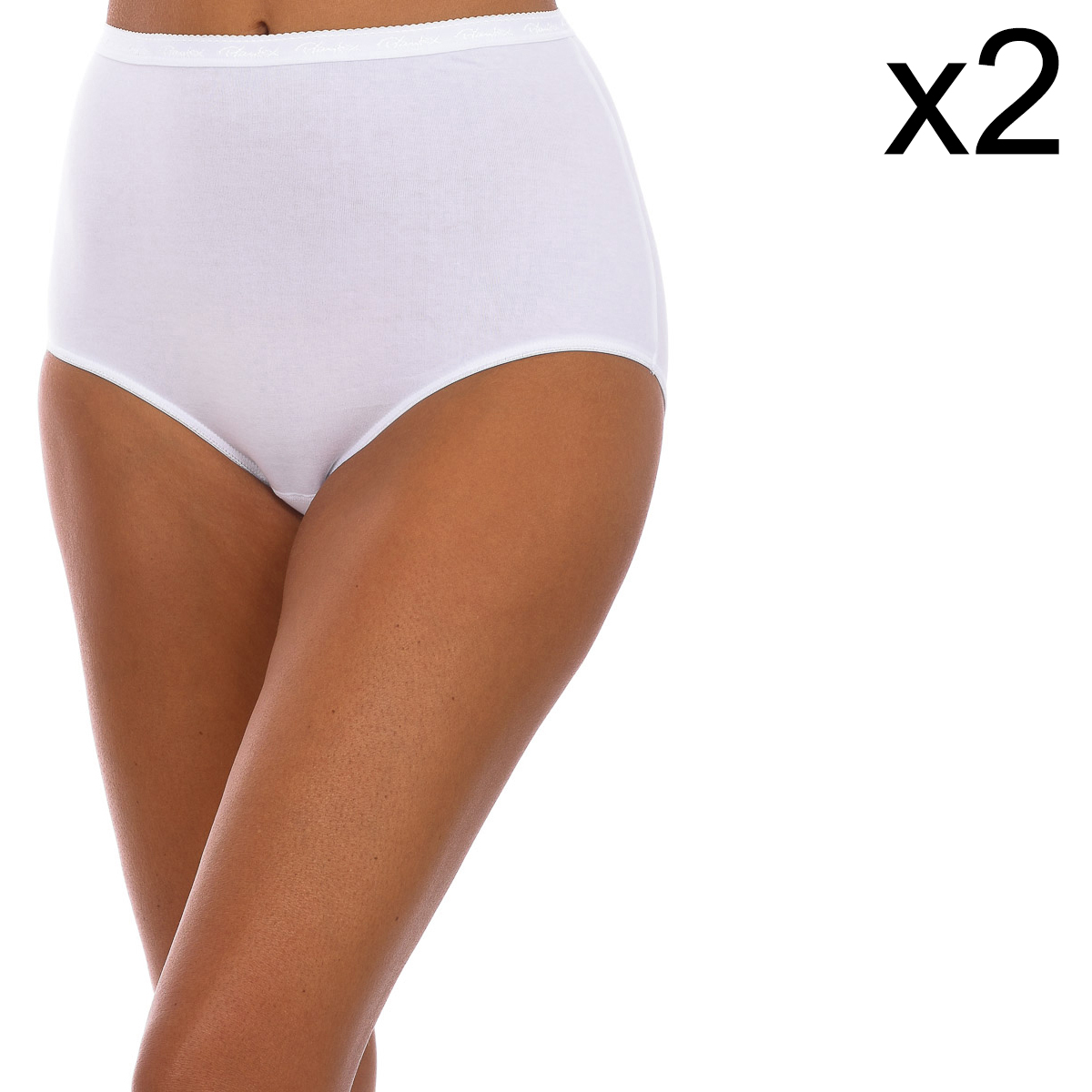 Pack-2 Crompesora Organic Bio Maxi P0AZL Damenhöschen Image