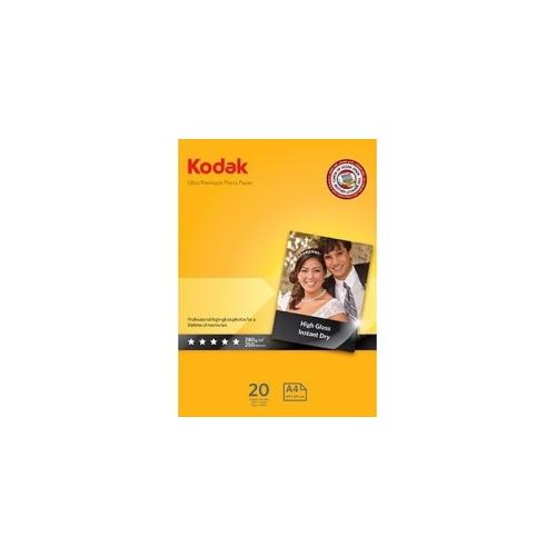 Kodak Ultra Premium Fotopapier A4 Weiß Hoch-glanz