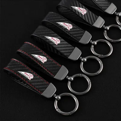 For Indian FTR 1200 S FTR1200 Carbon Rally Chief VINTAGE Top layer cowhide motorcycle KeyRing Keychain accesorios