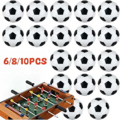 6/8/10pcs Foosball Table Balls 32mm Tabletop Soccer Replacement Ball Parent-Child Interactive Soccer