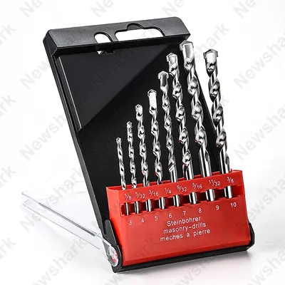 Multi Functional Concrete Wall Cement Brick Drill Bits Alloy Impact Drill Bits Straight Shank Construction Drill Bits