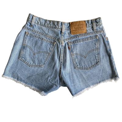 Levi's Shorts | Levi's 910 Regular Fit 13 Jr. Blue Jeans Shorts Cutoffs Cut Offs Orange Tag Usa | Color: Blue | Size: 13j
