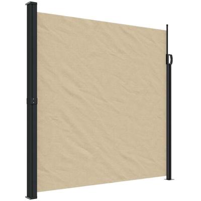 Seitenmarkise Ausziehbar Beige 200x600 cm Vidaxl Image