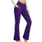 Damen Yogahose Seitentaschen Weites Bein Hohe Taille Yoga Fitness Fitnesstraining Unterteile Dunkelgrau Schwarz Weiß Spandex Herbst Sport Sportkleidung Dehnbar
