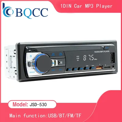 Car Radio Stereo Player Digital Bluetooth MP3 Player JSD-530 520 60Wx4 FM Audio Stereo Music USB/SD