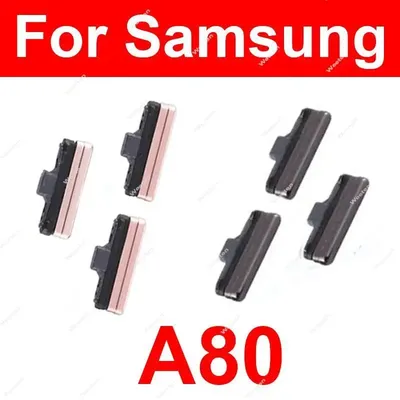 Volume Power Button For Samsung Galaxy A80 A805F 805X A805N A8050 Volume Button On OFF Power Side