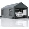 VEVOR tenda garage 3,7 x 6 x 2,96 m tenda garage in PE rivestito su entrambi i lati da 180 g/m² e