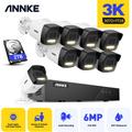 5MP Kit Videosorveglianza nvr 5MP Telecamera Intelligente Doppia Luce Allarm Visione Notturna