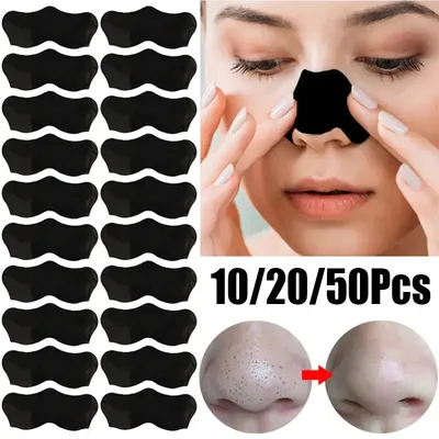 10-100PC Blackhead Remover Mask Nasal Strips Black Head Nose Dot Spot Peel Off Sticker Face Acne Whitehead Pore Cleaner Nose