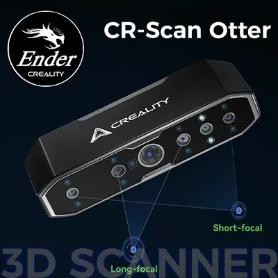 Creality CR-Scan Otter Handheld-3D-Scanner, 0,02 mm Genauigkeit, hochpräziser All-in-One-3D-Scanner