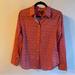 J. Crew Tops | J. Crew Liberty Floral Button Down Shirt Sz 4 Women’s Collared Long Sleeve Top | Color: Orange/Pink | Size: 4