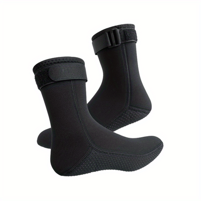 Unisex 3mm Thick Neoprene Diving Socks, Anti Skid ...