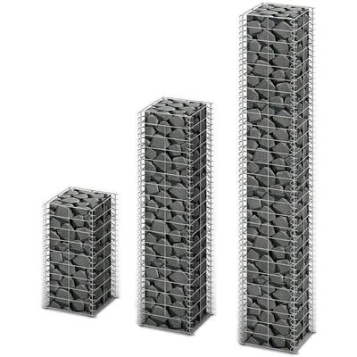 Vidaxl - Gabionen-Set 3-tlg. Verzinkter Draht Image
