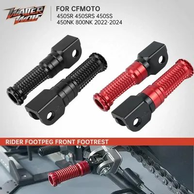 For CFMOTO 450SR 450SS 450NK Front Footrests Rider Footpeg For CF Moto 800NK 450SRS 450/800 SS/SR/SRS/NK Foot Peg Pedals Stand