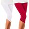 Damen Capri Leggings Gerafft Bauchkontrolle Po-Lifting Yoga Fitness Fitnesstraining Capri Leggings Unterteile 1 # 2 # 3 # Baumwolle Sport Sportkleidung Dehnbar