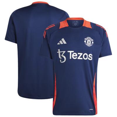 Manchester United adidas Trainingstrikot – Marineblau Image