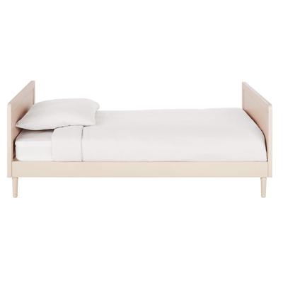 Bett mit Lattenrost aus Kiefernholz, puderrosa, 90x190cm