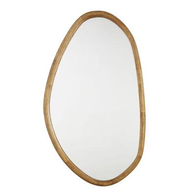 Ovaler Spiegel aus Mangoholz, 70x120cm