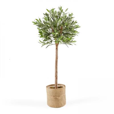 Kunstpflanze mit Topf, Buchsbaum mit Stamm, Höhe: 110 cm, Oà¯ko Grün