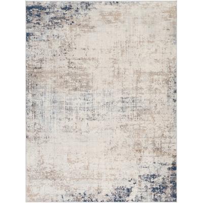 Abstrakt Moderner Teppich Elfenbein/Grau/Blau 160x215