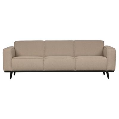 3-Sitzer-Sofa aus Stoff, beig