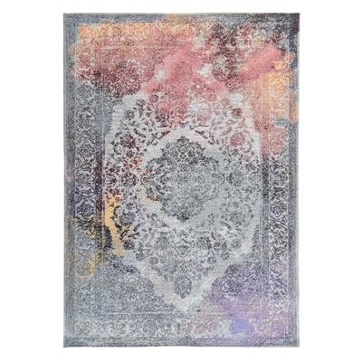 Teppich aus Polyester/Baumwolle, maschinell gewebt - Bunt - 160x230 cm