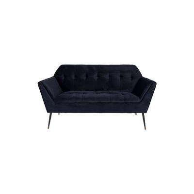 2-Sitzer-Sofa aus mitternachtsStoff, blau