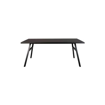 Tisch aus Holz 180x90 cm, schwarz