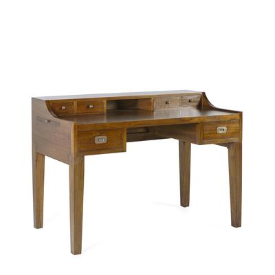 Schreibtisch aus Holz, L 125 cm, braun