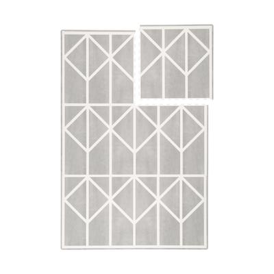 Spielmatten 120x180cm aus biologisch abbaubarem Schaumstoff in grau