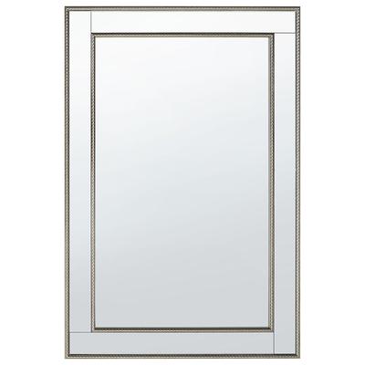 Wandspiegel Kunststoff silber 90x60